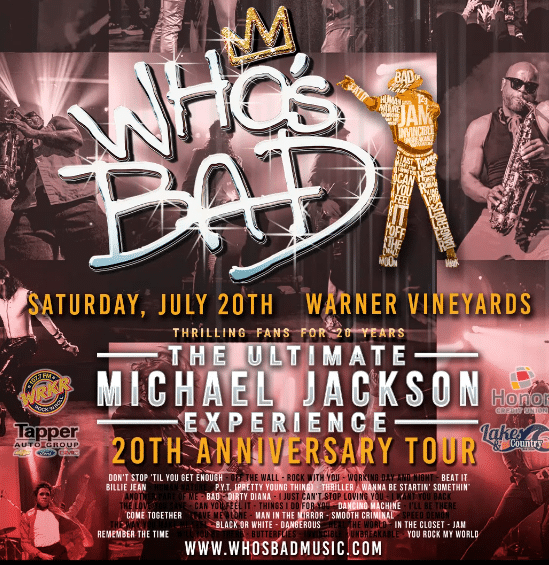 Who’s Bad?  The Michael Jackson Experience