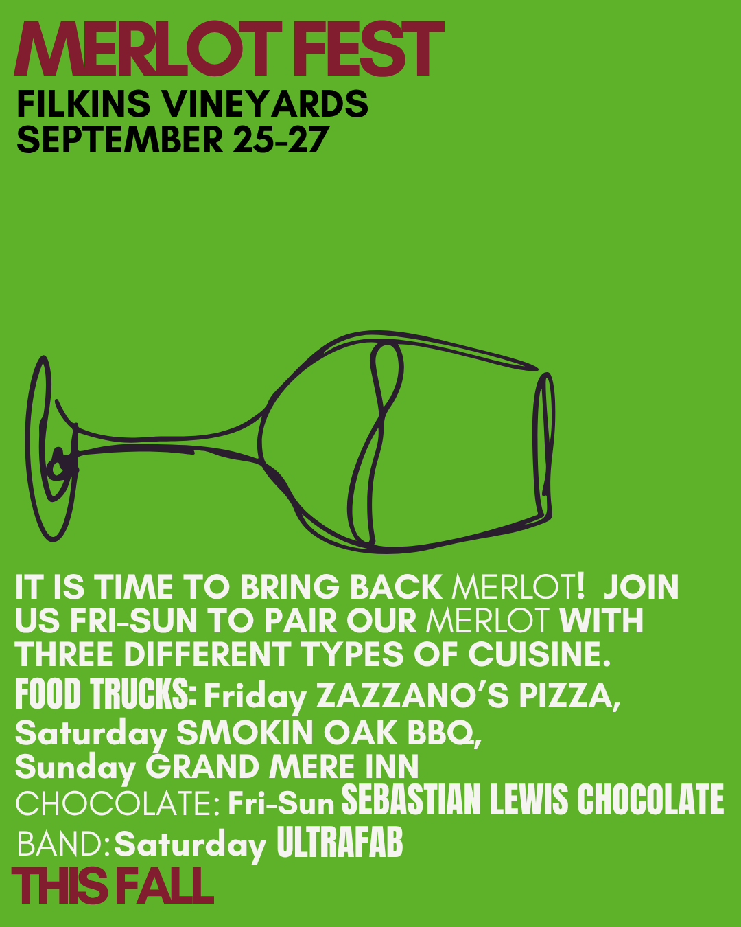 Merlot Fest at Filkins Vineyards at Filkins Vineyards, Coloma Michigan