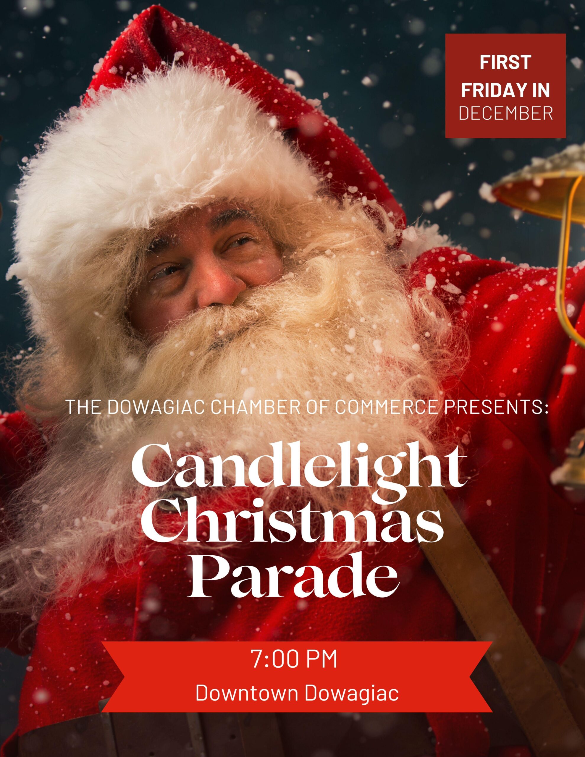 Candlelight Christmas Parade at Greater Dowagiac Chamber of Commerce, Dowagiac Michigan