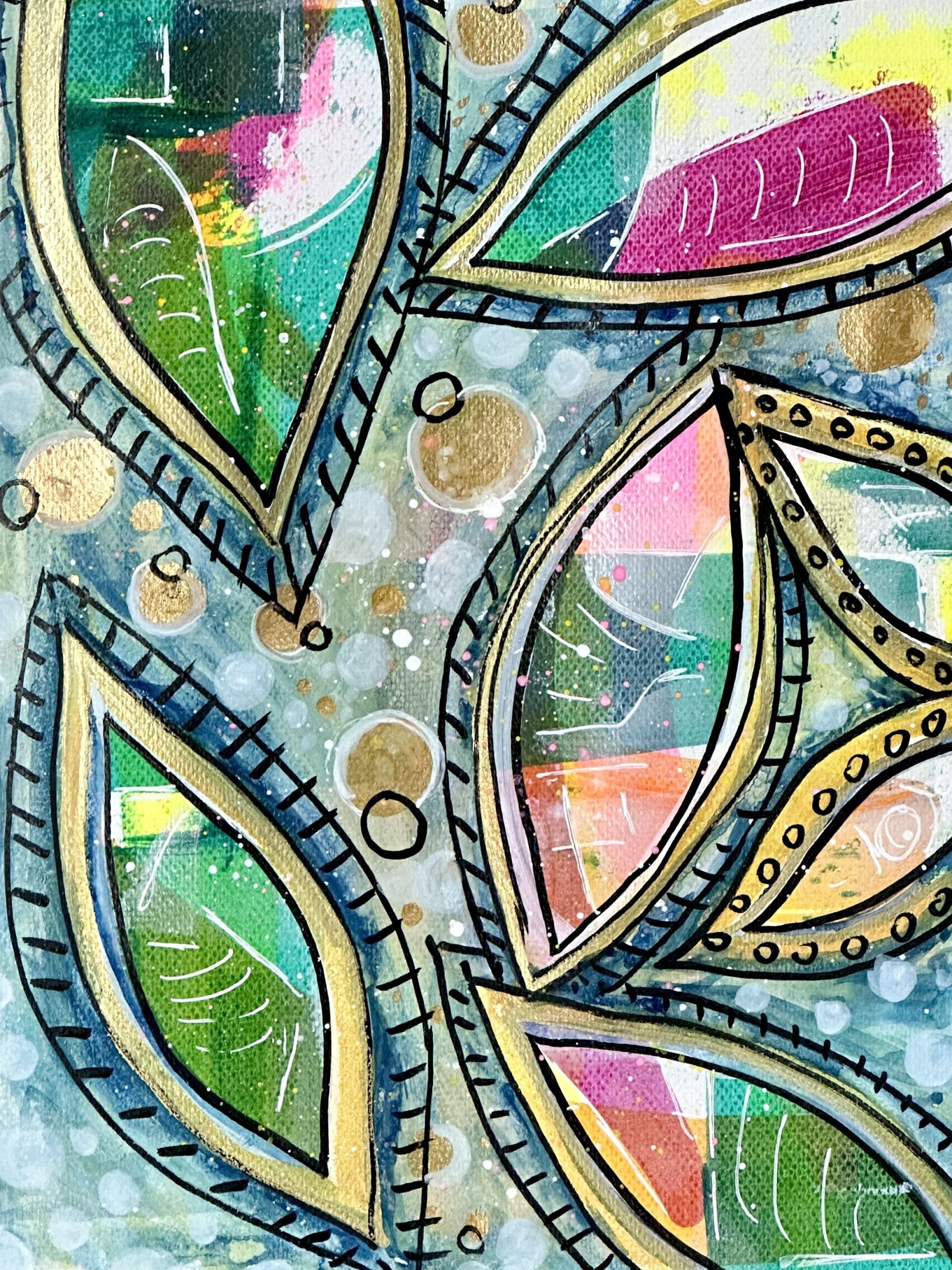 NEW Mixed Media Art Course at JLN Studio, Stevensville Michigan