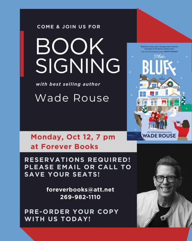 Book Signing with Wade Rouse at Forever Books, Saint Joseph Michigan