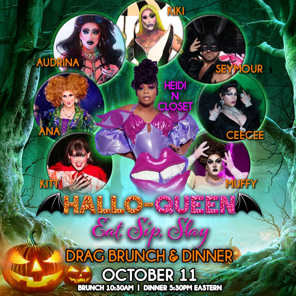Hallo-Queen Drag Brunch at Silver Creek Event Center at Four Winds Casino, New Buffalo Michigan