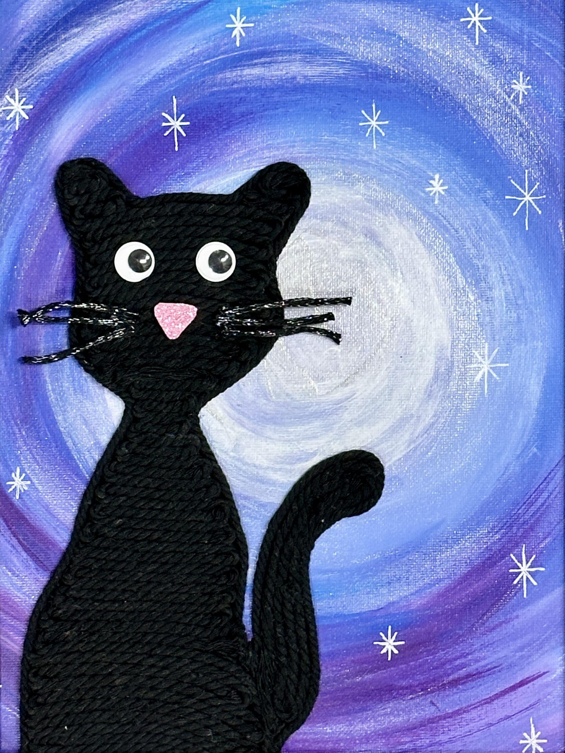 Brush & Fiber: Black Cat Edition!  at JLN Studio, Stevensville Michigan