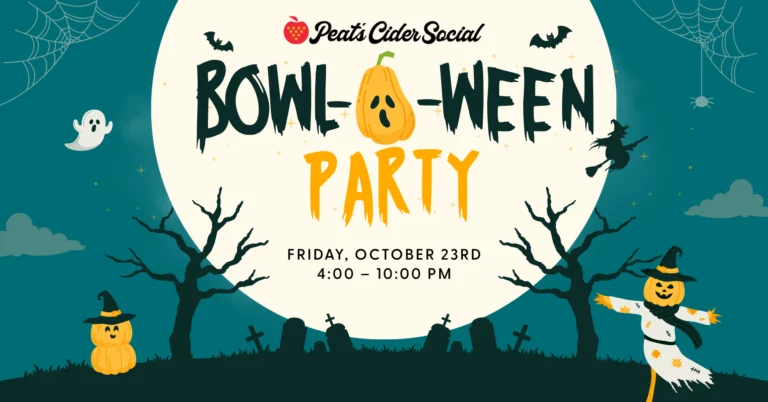 Theme Night: Bowl-O-Ween Party at Peat's Cider Social, Stevensville Michigan