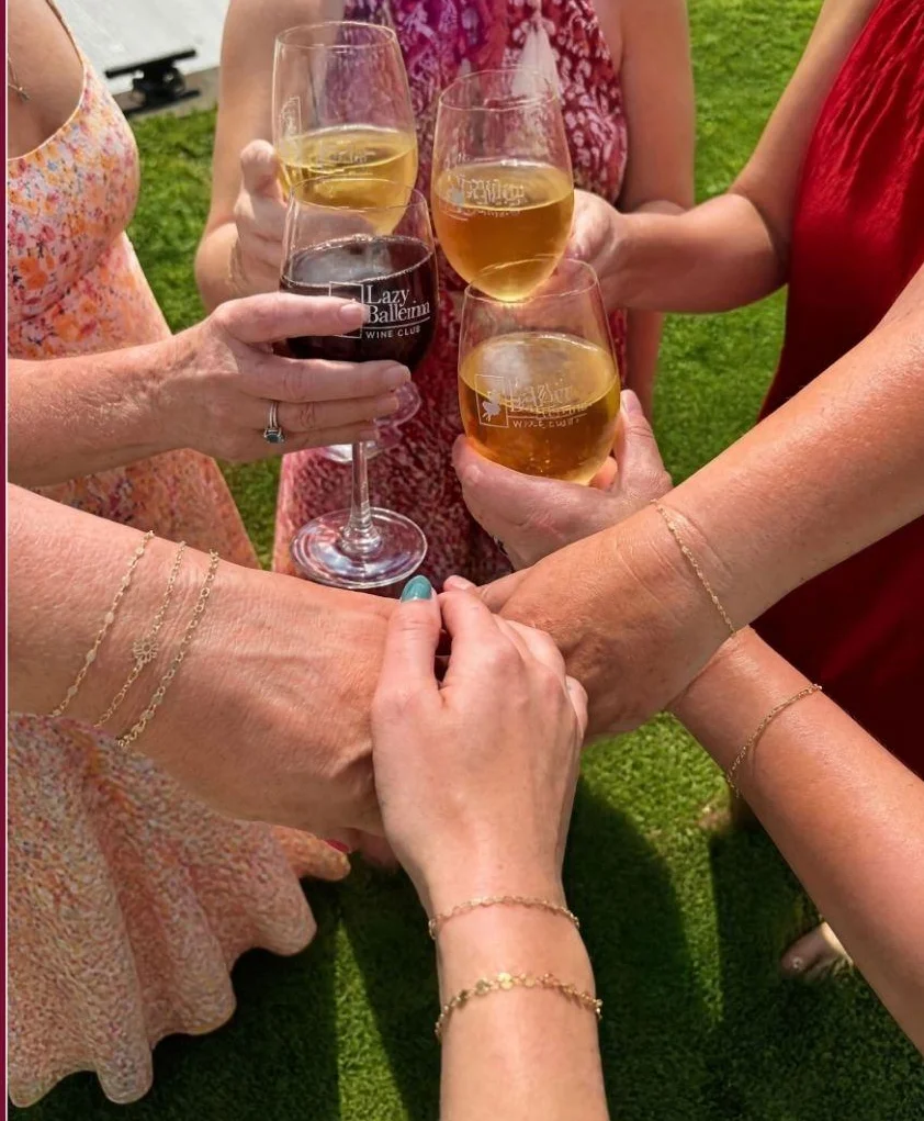 Drinks & Linked Permanent Jewelry with Wine Knot at Lazy Ballerina Winery at Lazy Ballerina Winery, St. Joseph Michigan