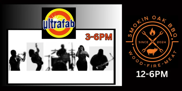 Music by Ultra Fab - Smokin Oak Food Truck at Filkins Vineyards, Coloma Michigan