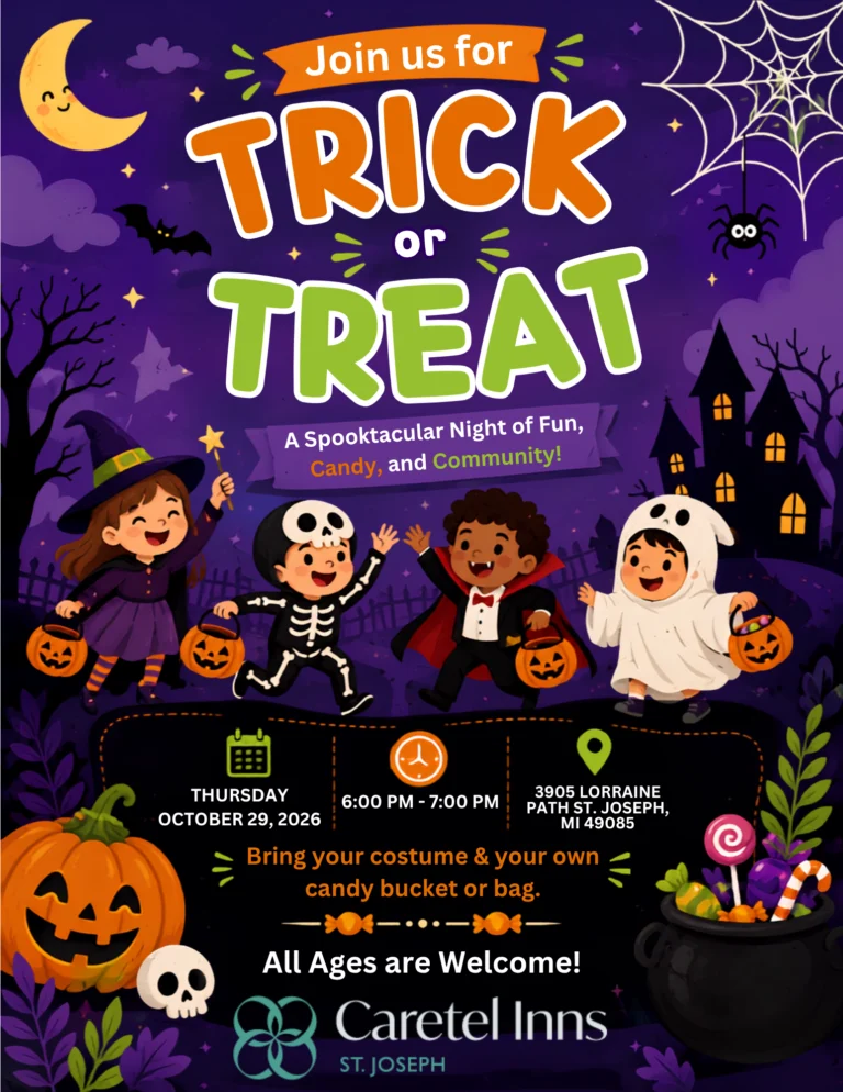 Halloween Trick-or-Treat at Caretel at Caretel Inns St. Joseph, St. Joseph Michigan