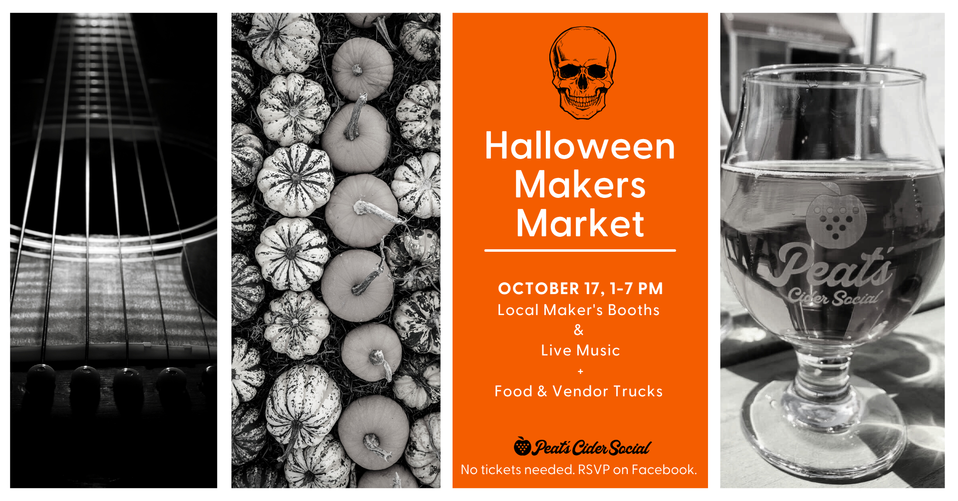 6th Annual Halloween Makers Market at Peat's Cider Social, Stevensville Michigan
