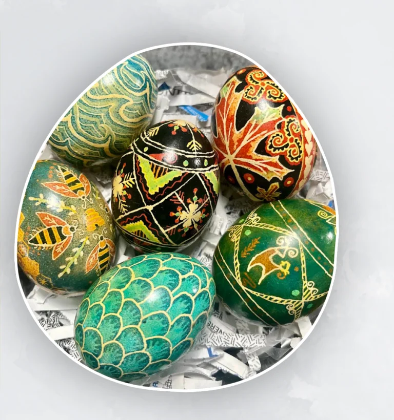 Fall Ukrainian Egg Class at Sarett Nature Center, Benton Harbor Michigan