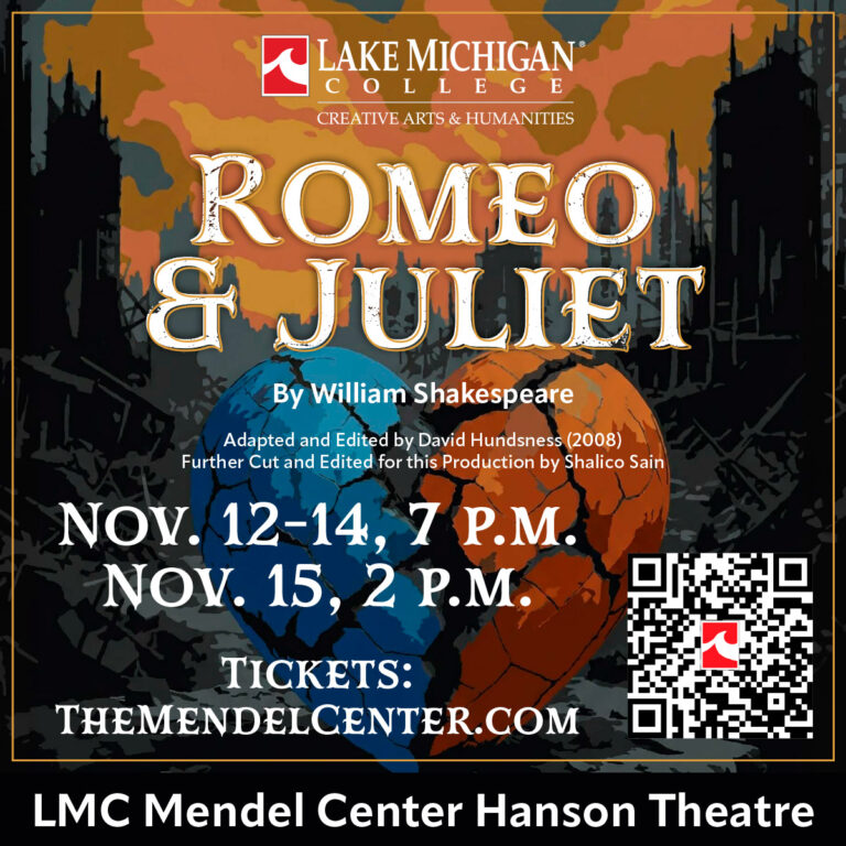 Romeo & Juliet at The Mendel Center Mainstage at Jenkins Theater, Benton Harbor Michigan