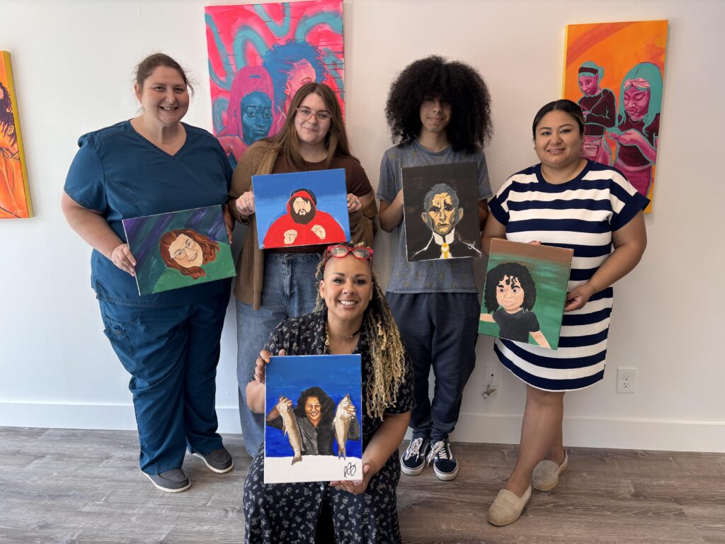 Paint Your Person: Guided Portrait Painting Workshop at Hightower Art House, Benton Harbor Michigan