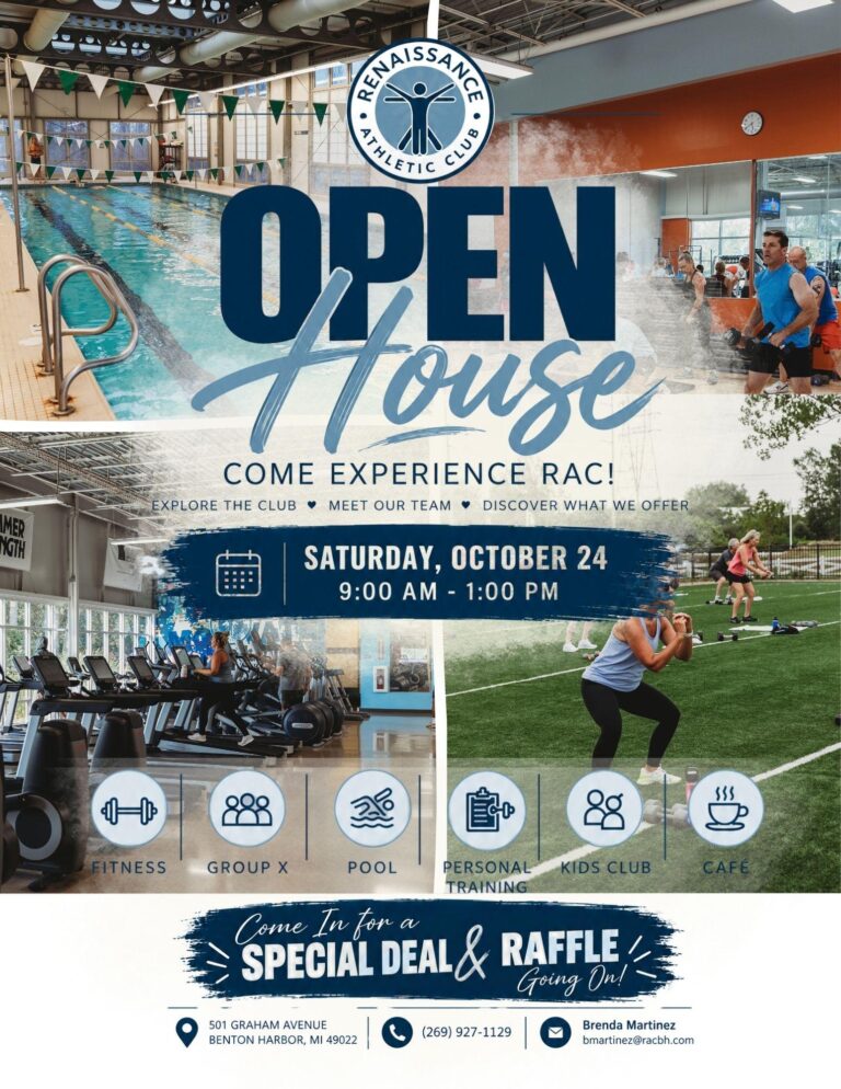 RAC Open House at Renaissance Athletic Club (RAC), Benton Harbor Michigan