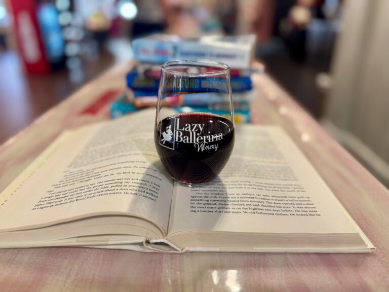 "Well Red" Free Book Swap at Lazy Ballerina Winery, St. Joseph Michigan