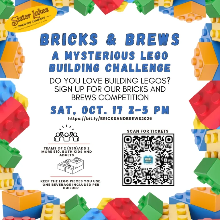 SISTER LAKES BREWING - BRICKS & BREWS at Sister Lakes Brewing Company, Dowagiac Michigan